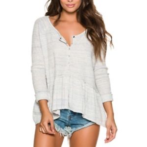 Free People Peplum thermal medium